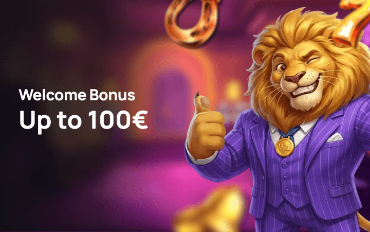 Welcome Casino Bonus, 100% up to EUR 100