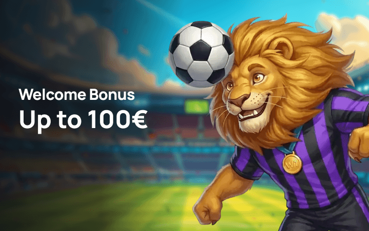 Welcome Sportsbook Bonus, 100% up to EUR 100